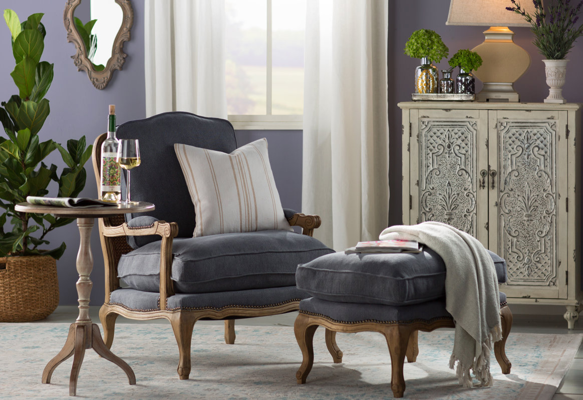 French Country Living Room Design Photo by One Allium Way | Wayfair